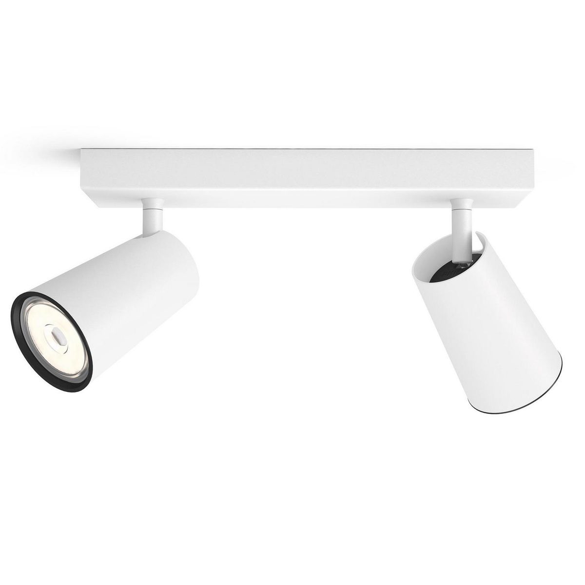 PHILIPS - Barra Led Paisley 2 Luces Metal Blanco