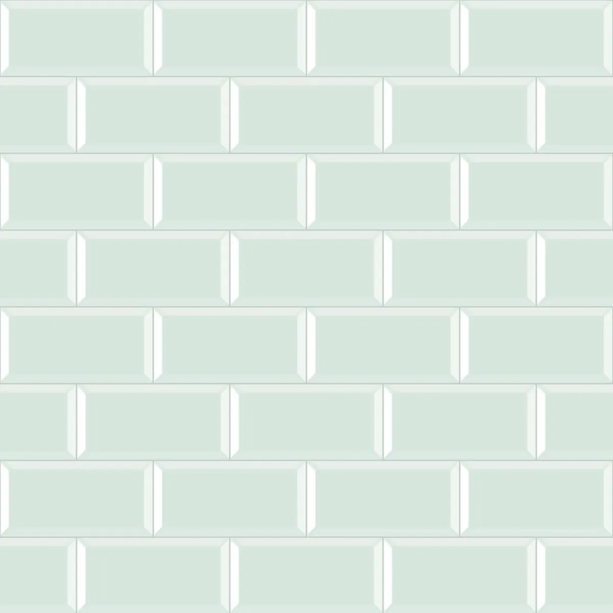 SUPER CERAMICA - Cerámica Muro 10x20 cm Metro Verde Claro 1 m2