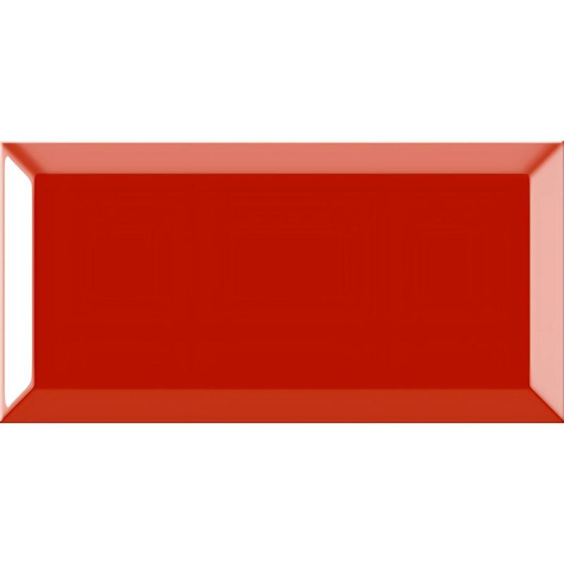 SUPER CERAMICA - Cerámica Muro 10x20 cm Metro Rojo 1 m2