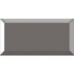 SUPER CERAMICA - Cerámica Muro 10x20 cm Metro Gris Oscuro 1 m2