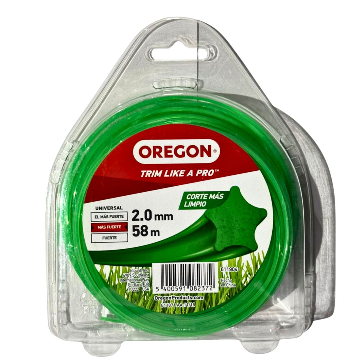 OREGON - Estrella Para Orilladora 2. 0Mm Largo 58 Metros