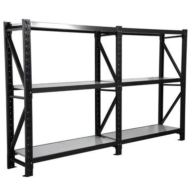 Estante Auto-P 6 Nivel(es) 292x180x50 cm Negro