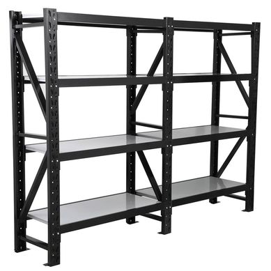 Estante Auto-P 8 Nivel(es) 232x180x50 cm Negro