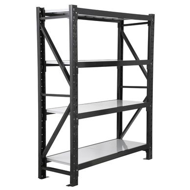 Estante Auto-P 4 Nivel(es) 150x180x50 cm Negro