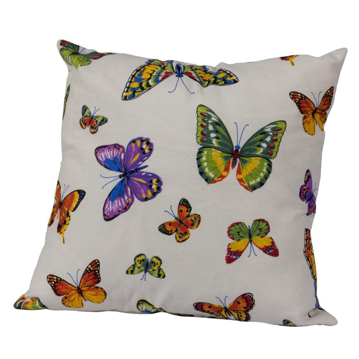 MASEL - Set De 4 Cojínes Lona Estampado Multicolor 50x50 cm