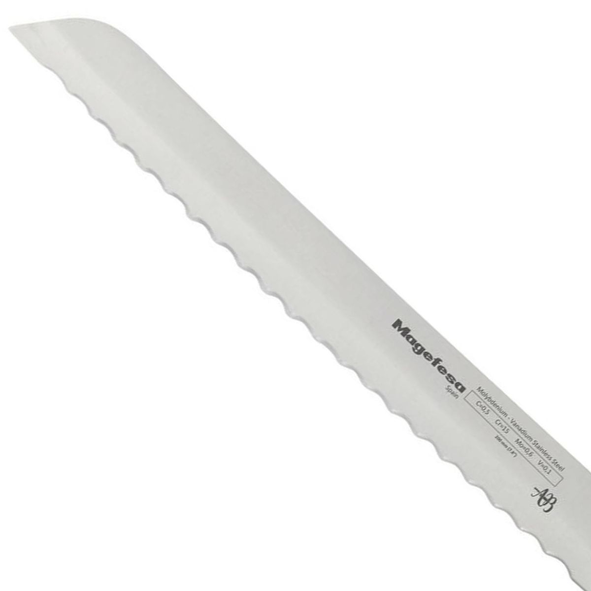 MAGEFESA - Cuchillo Pan Magefesa Inoxidable 20 cm Corte Preciso
