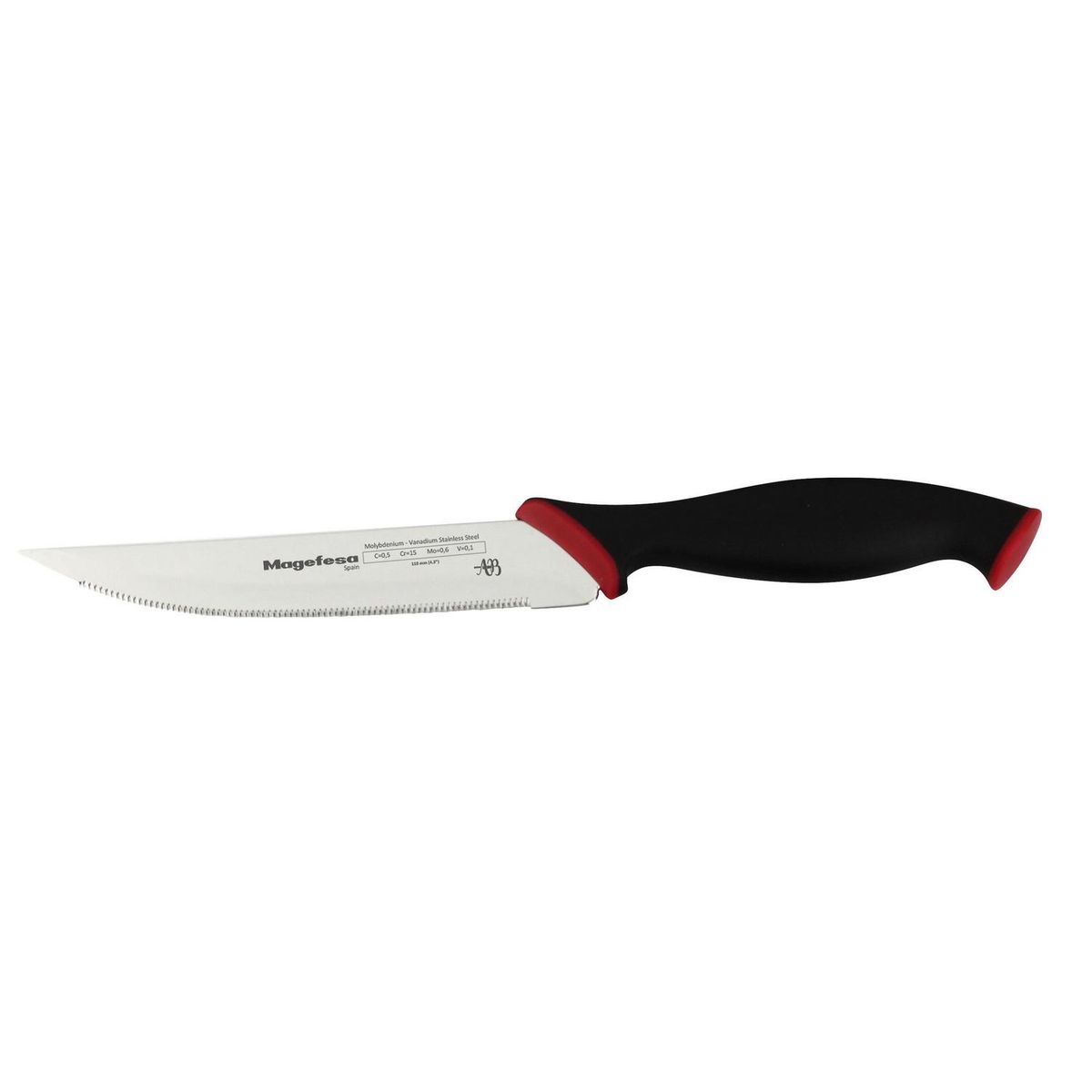 MAGEFESA - Cuchillo Carne Magefesa 11 cm Inoxidable Filo Liso Cocina