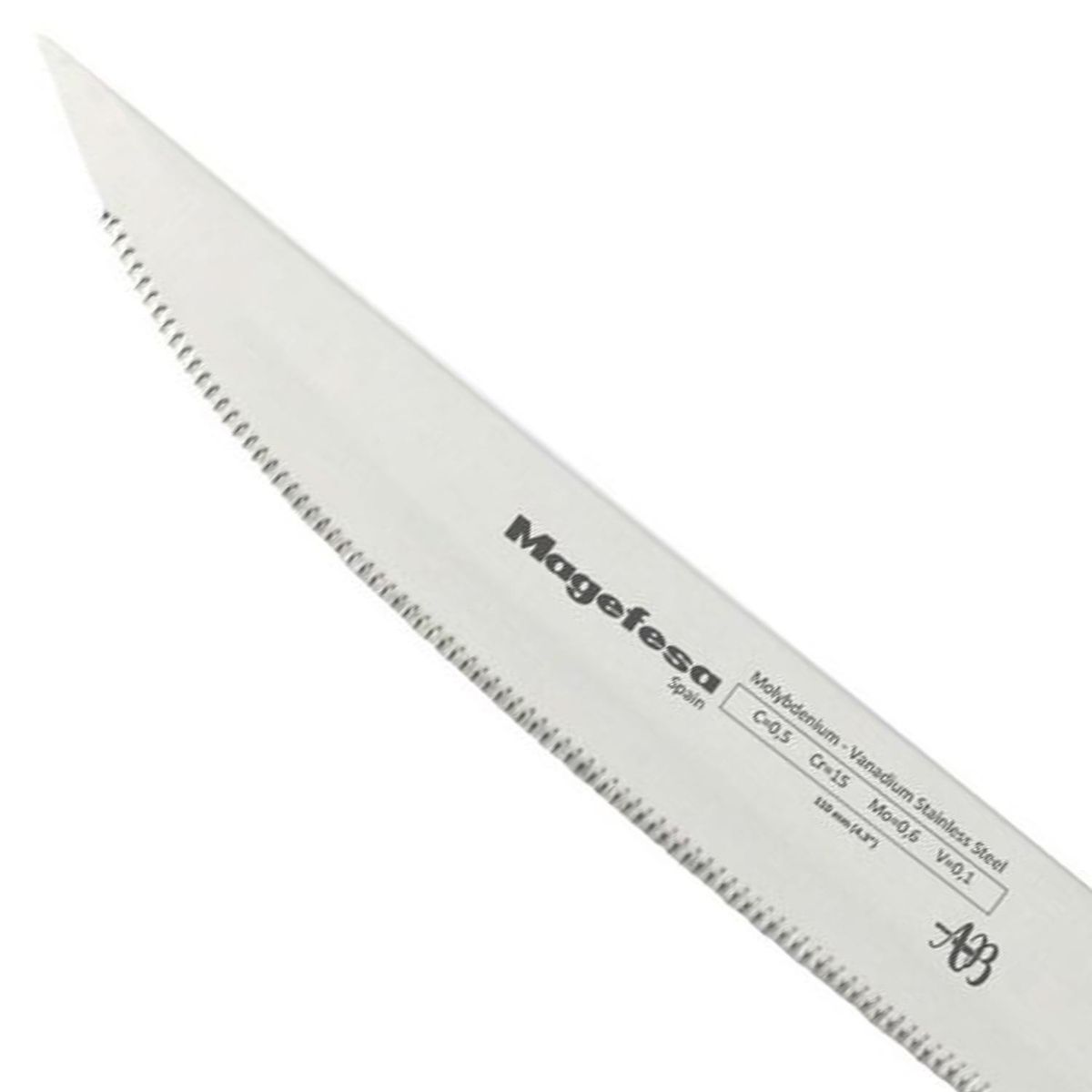 MAGEFESA - Cuchillo Carne Magefesa 11 cm Inoxidable Filo Liso Cocina
