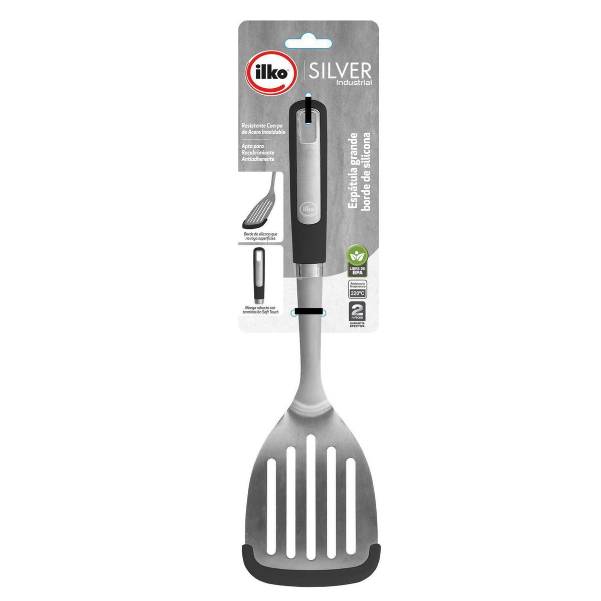 ILKO - Espátula Ranurada Ilko Grande 39 cm Negra