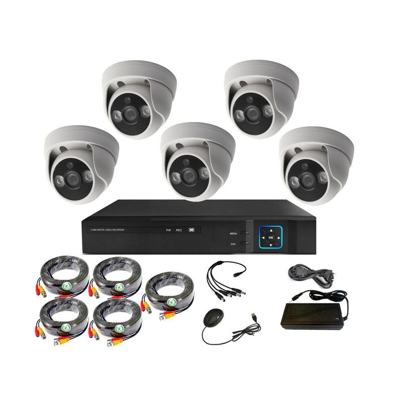 VIPA - KIT 5 cámaras de seguridad interior + Xvr 8Ch HD 1