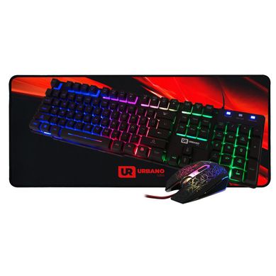 Kit Gamer 3 en 1 (Teclado + Mouse + Mouse pad).
