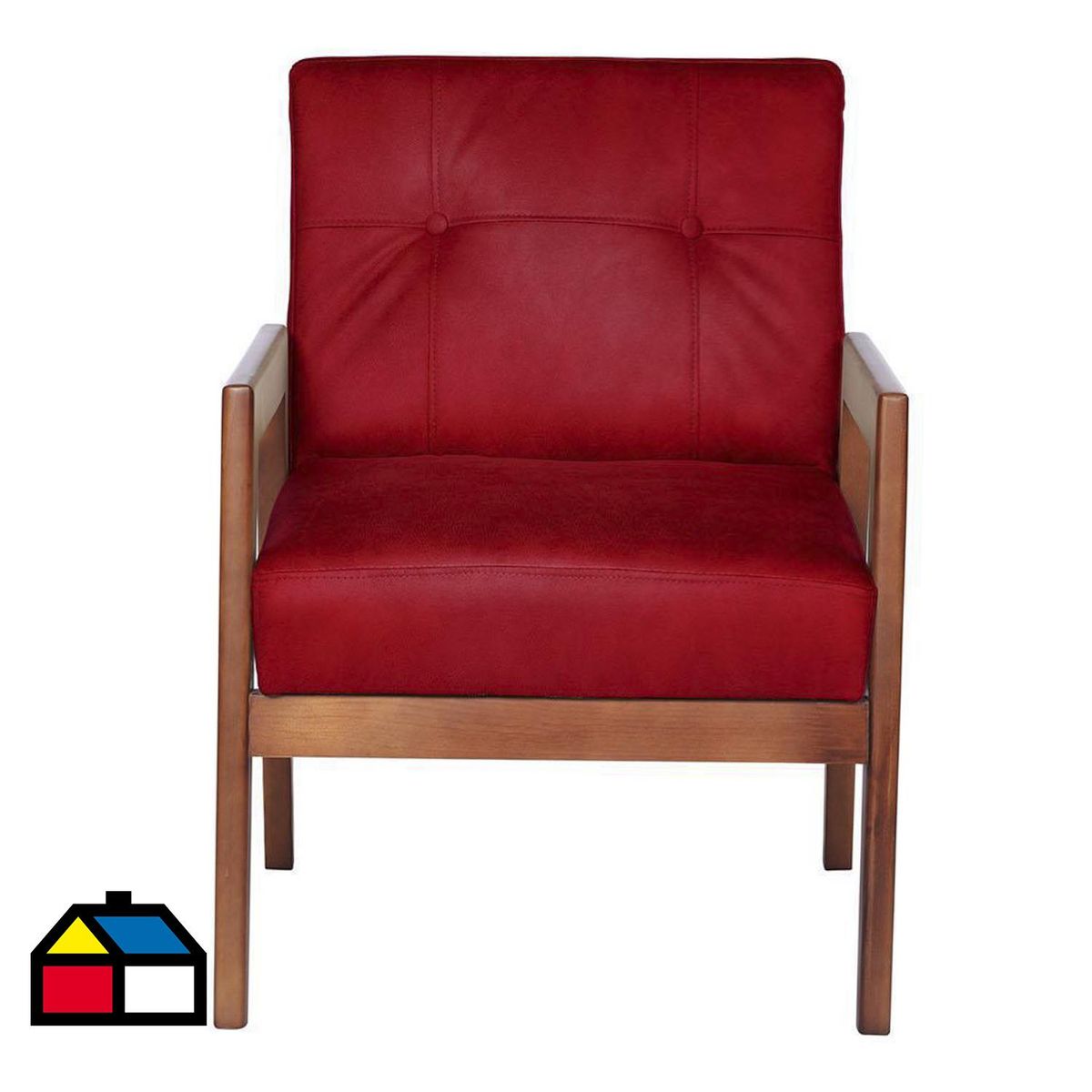 LATAM HOME - Sitial Munich Rojo 84x58x61 cm