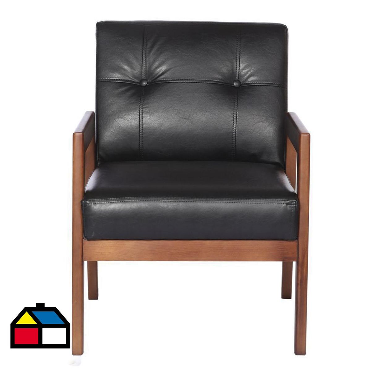 LATAM HOME - Sitial Munich Negro 84x58x61 cm