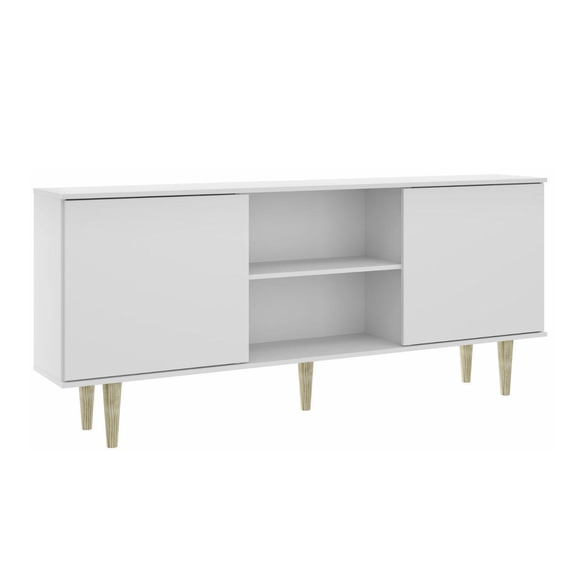HOGA - Rack TV 70" Siena 79x180x30 cm Blanco Tx
