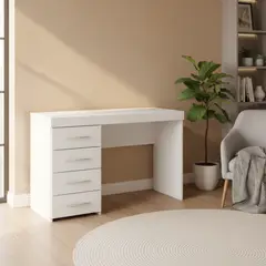 HOGA - Escritorio Tek 120x76x47 cm Blanco