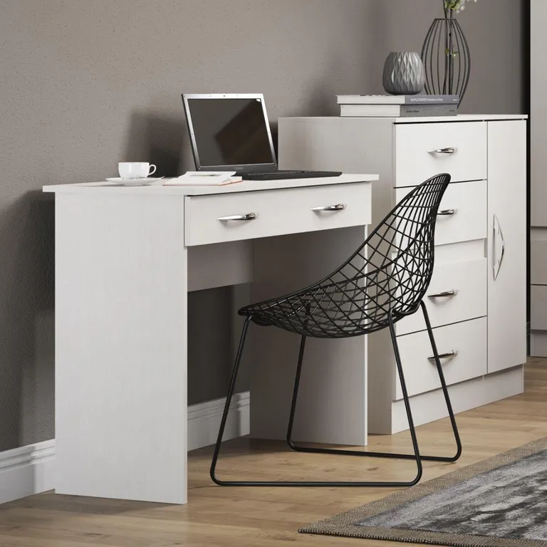 HOGA Escritorio Slim 90x78x45 cm Blanco