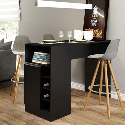 Imagen 2 del producto Mesa Comedor Diario 93x140x50 cm Paulina Negro.