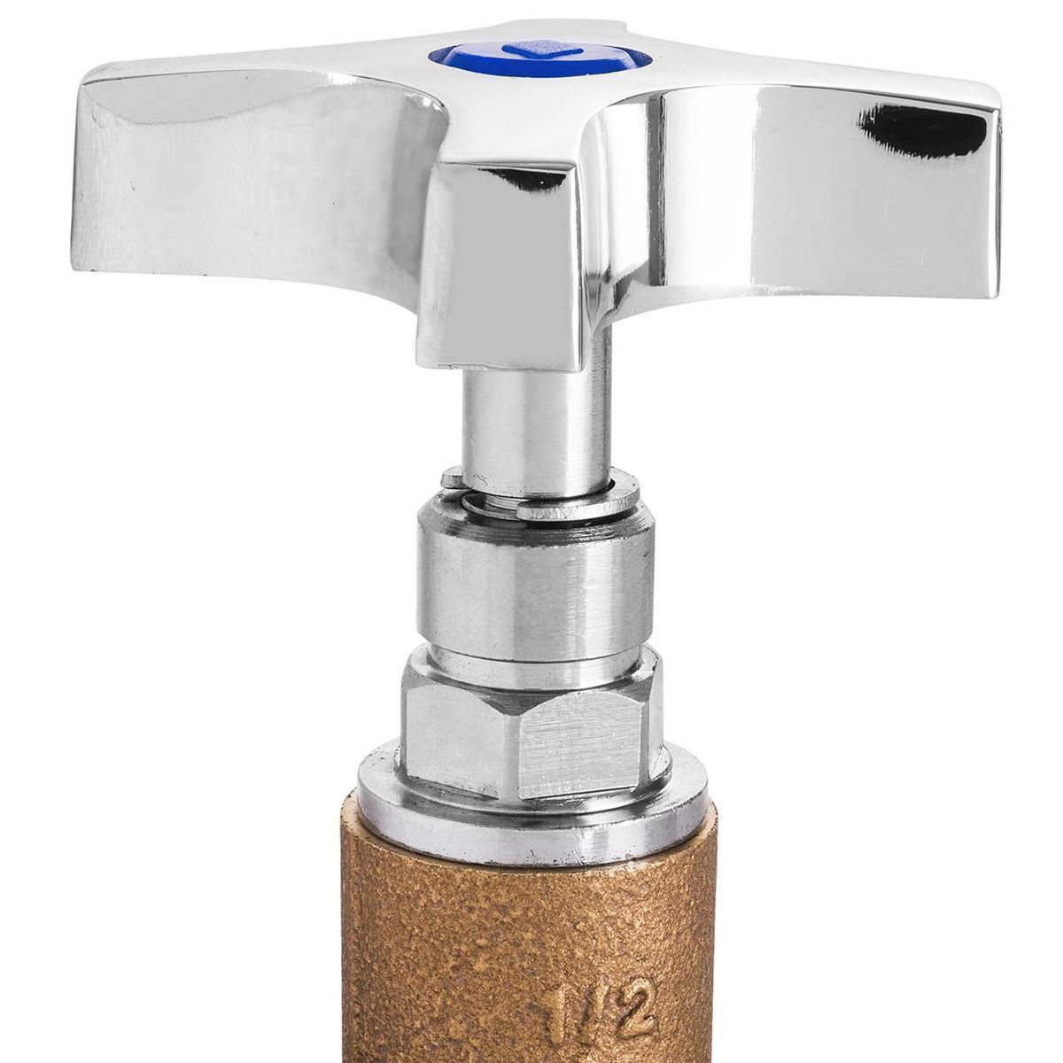 NIBSA - Llave de paso 1/2" SO SO bronce