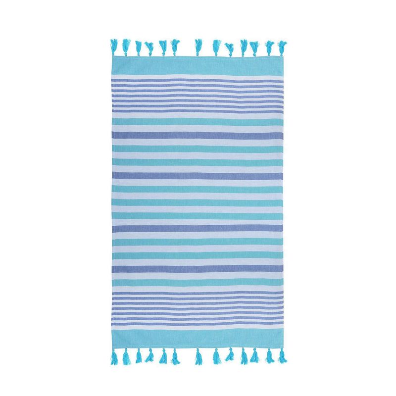 MASHINI - Pareo Verano 2021 400 gr Algodón 86x160 cm Aqua