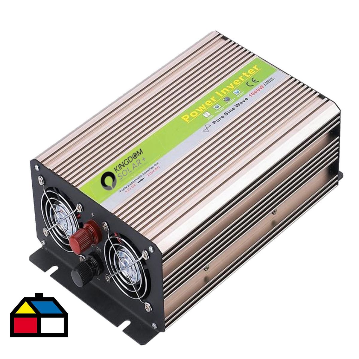 Inversor De Voltaje De Onda Pura 1000W, marca KINGDOM SOLAR - Foto Principal