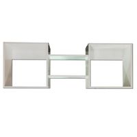 Repisa Cubo 4 Nivel(es) 120x40x25 cm Blanco