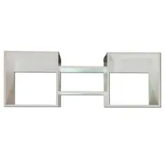 MUEBLES KIDS - Repisa Cubo 4 Nivel(es) 120x40x25 cm Blanco