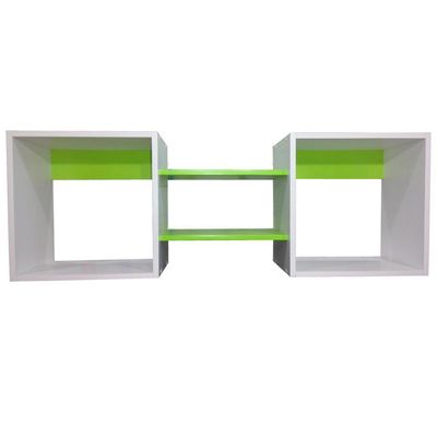 Imagen 2 del producto Repisa Cubo Melamina 4 Nivel(es) 120x40x25 cm Verde Pistacho