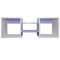 Repisa Cubo Melamina 4 Nivel(es) 120x40x25 cm Lila