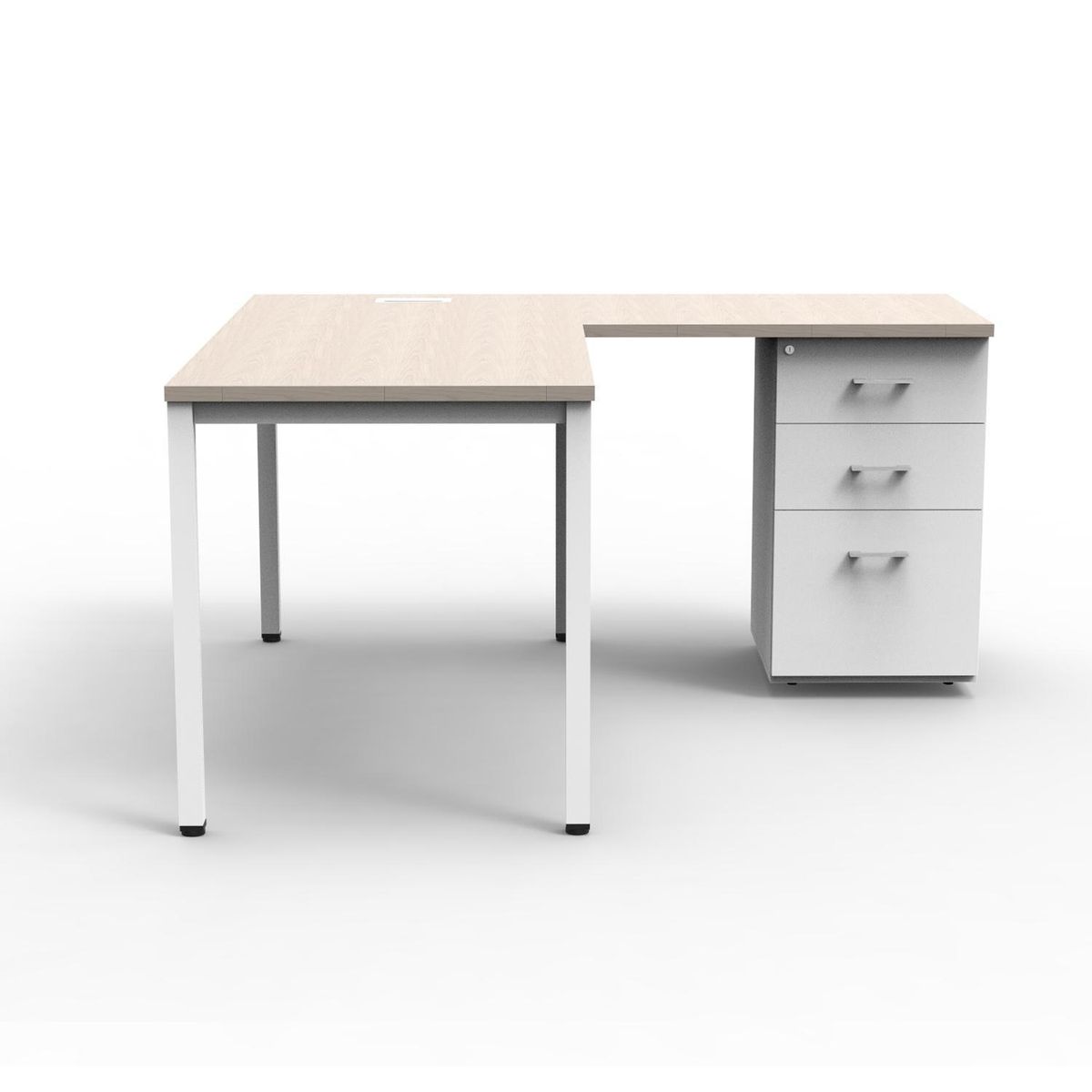 INDUMAC - Estación Pedestal Blanco 150x75x150 cm