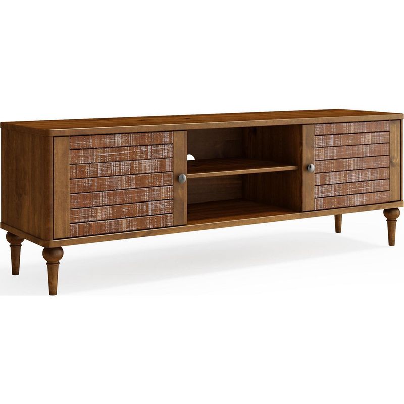 JUST HOME COLLECTION - Rack TV 50" 120x40x51,6 cm nogal vintage