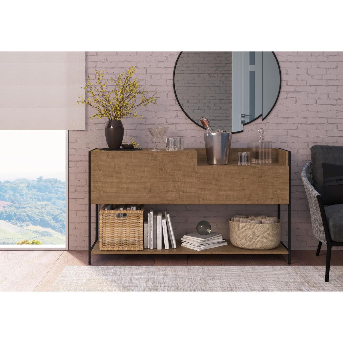 DECOCASA - Buffet Café 135.9xx76 cm