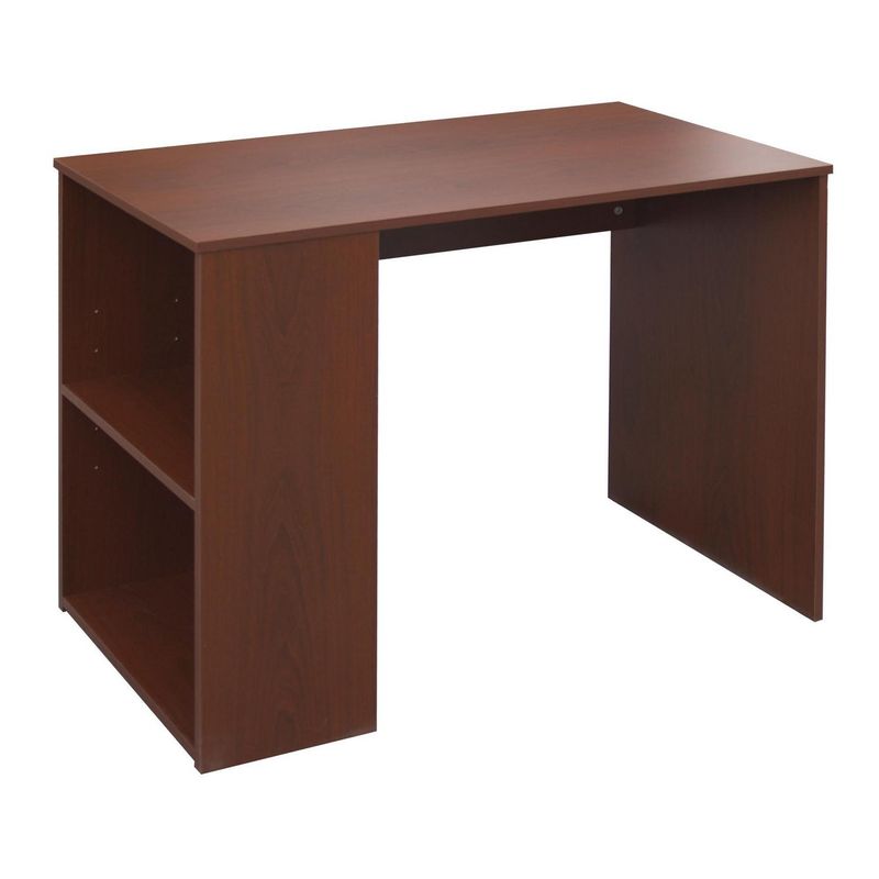 AGM - Escritorio repisa 100x50x75 cm melamina cedro