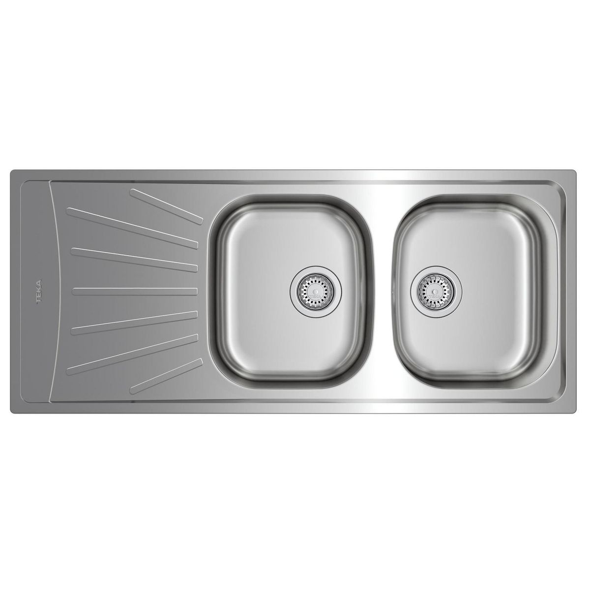 TEKA - Lavaplatos empotrado 2 Cubeta(s) 116x16x50 cm Acero inoxidable