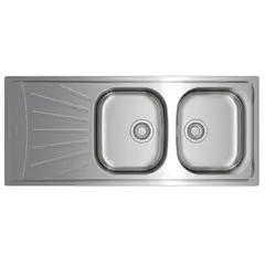 TEKA - Lavaplatos empotrado 2 Cubeta(s) 116x16x50 cm Acero inoxidable