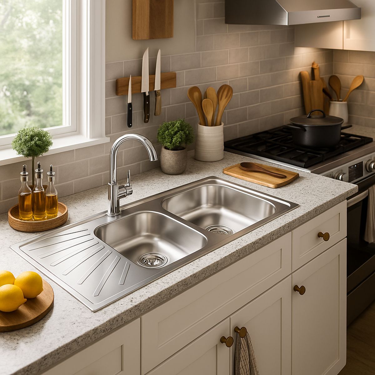 TEKA - Lavaplatos empotrado 2 Cubeta(s) 116x16x50 cm Acero inoxidable