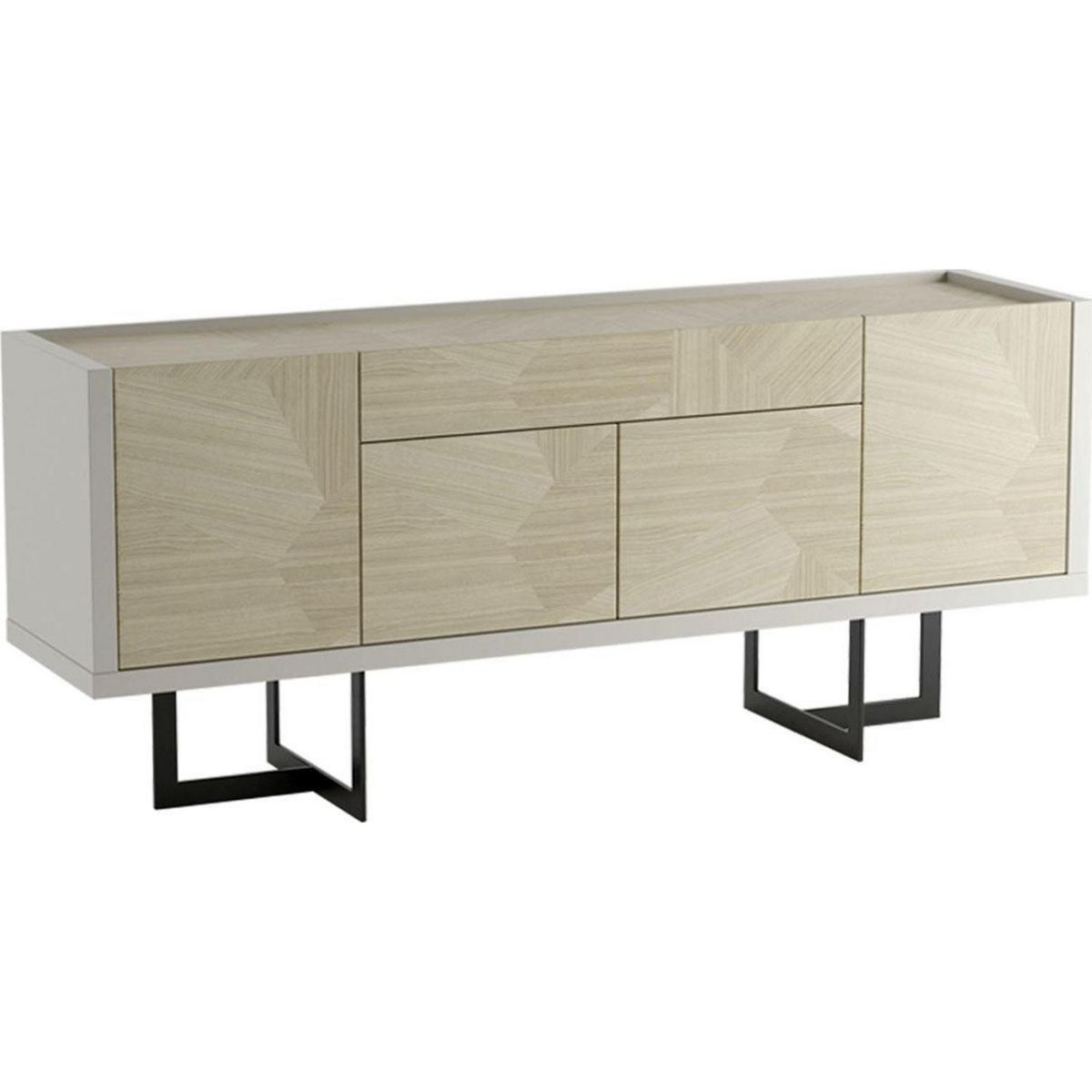 DECOCASA - Buffet Iron Mosaico Beige 179.8xx73.9 cm