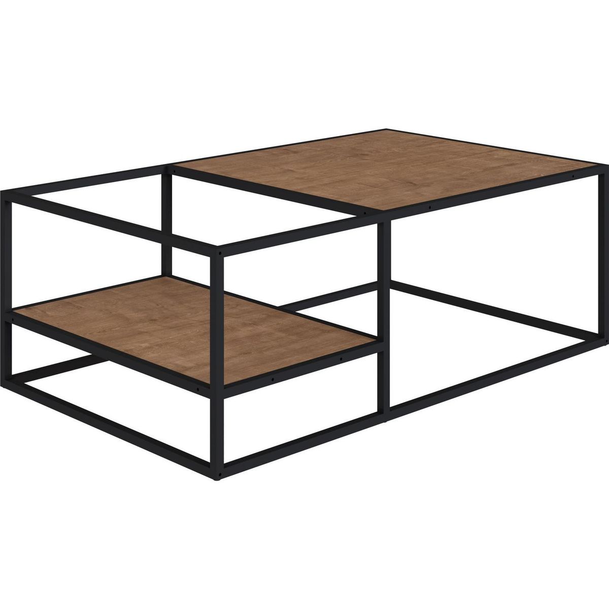 HOMY - Mesa de centro 35x60x100 cm café