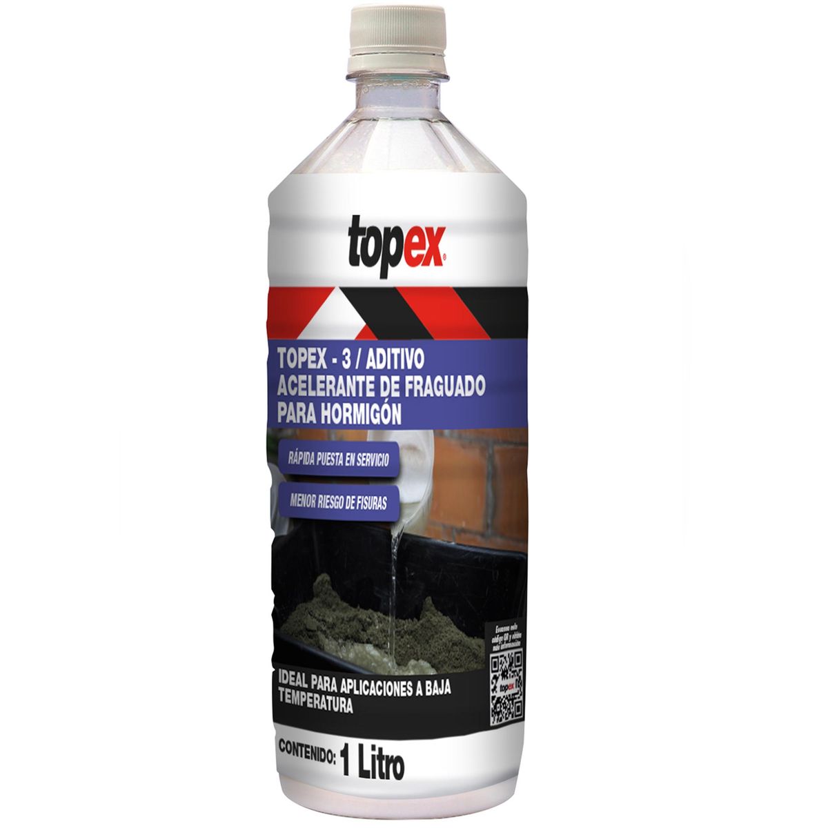 TOPEX - Botella 1 litro acelerante controlado de fraguado