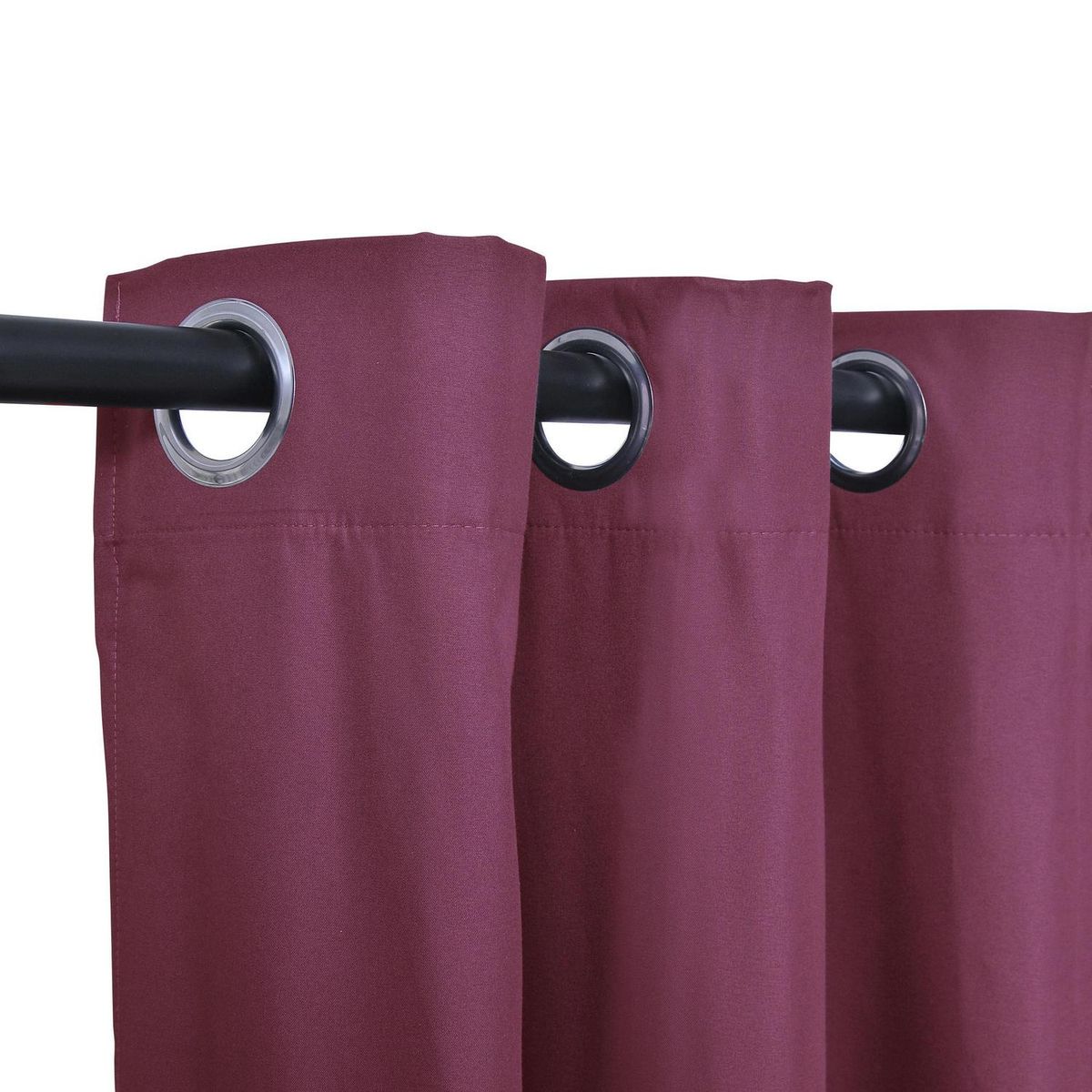 MASHINI - Cortina blackout 140x220 cm selecta burdeo