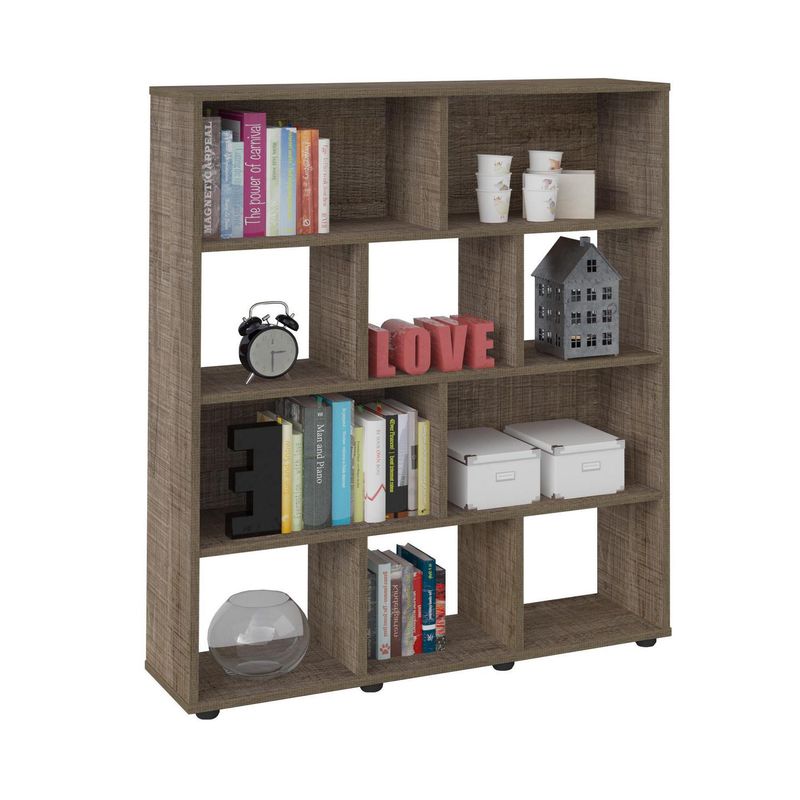 MOBILO - Estante Book MDP 4 Nivel(es) 91x109x25 cm Canela