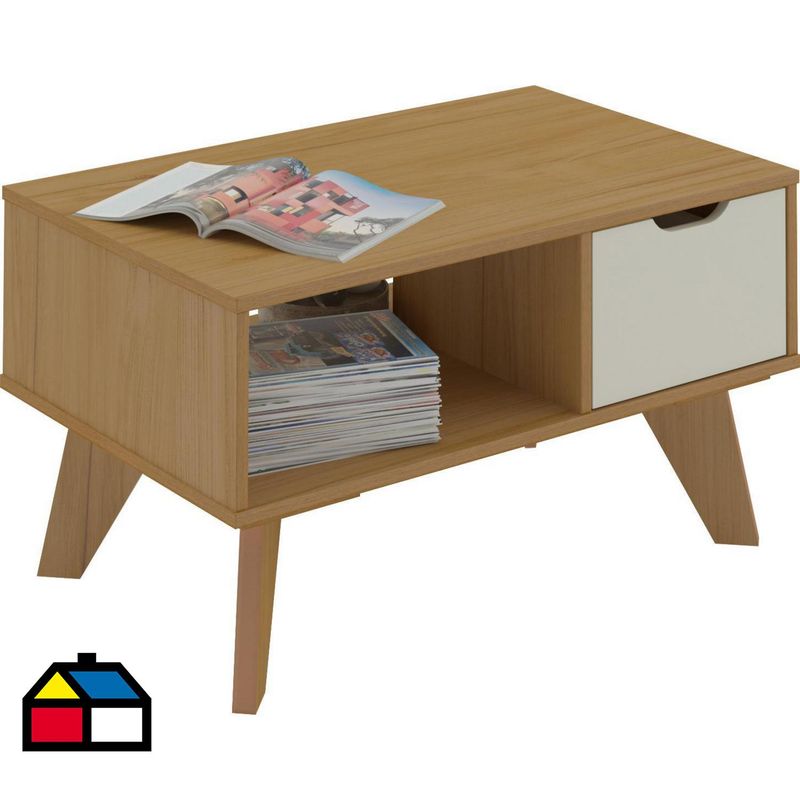 MOBILO - Mesa de Centro  Marfil 44x75x33 cm