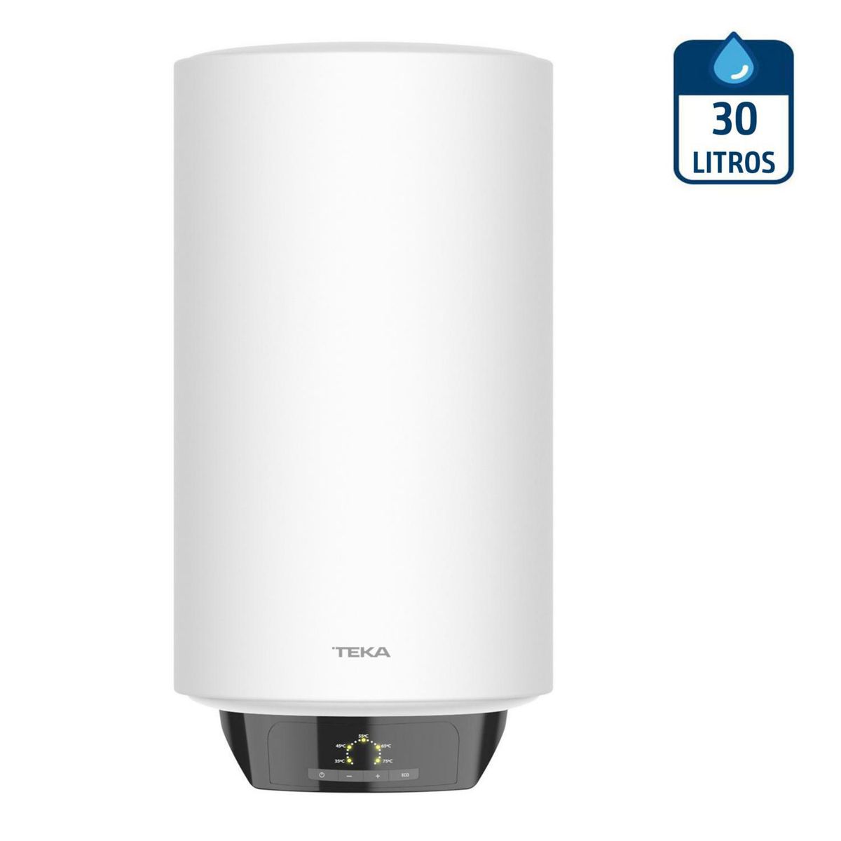 TEKA - Termo Digital Eco Vertical Eléctrico 30 Litros 1500 W de Muro
