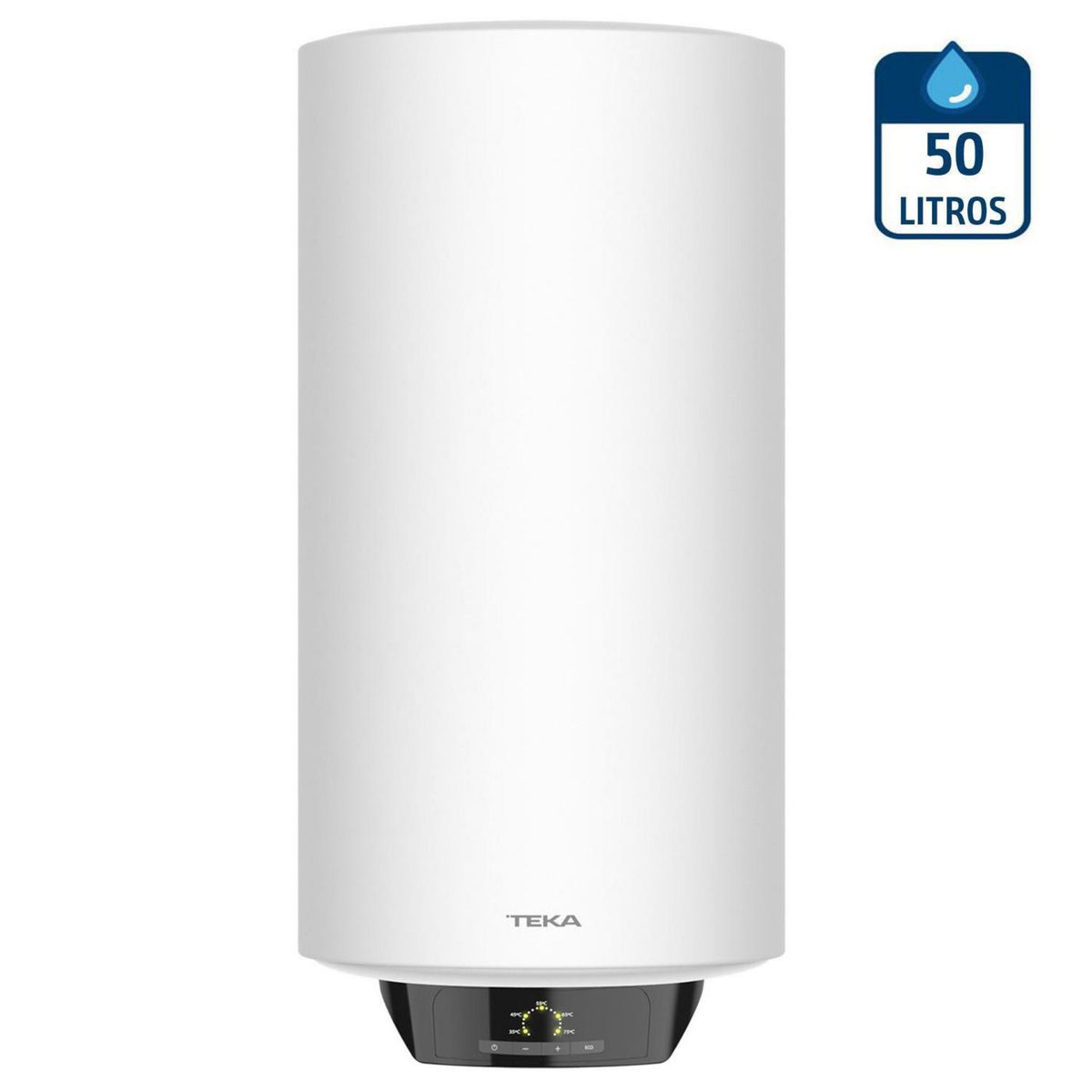 TEKA - Termo Digital Eco Vertical Eléctrico 50 Litros 1500 W de Muro