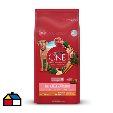 Alimento adulto raza mediana/grande 12 kilos cordero