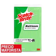SCOTCH BRITE - Paño multiuso microfibra económico 12 unidades