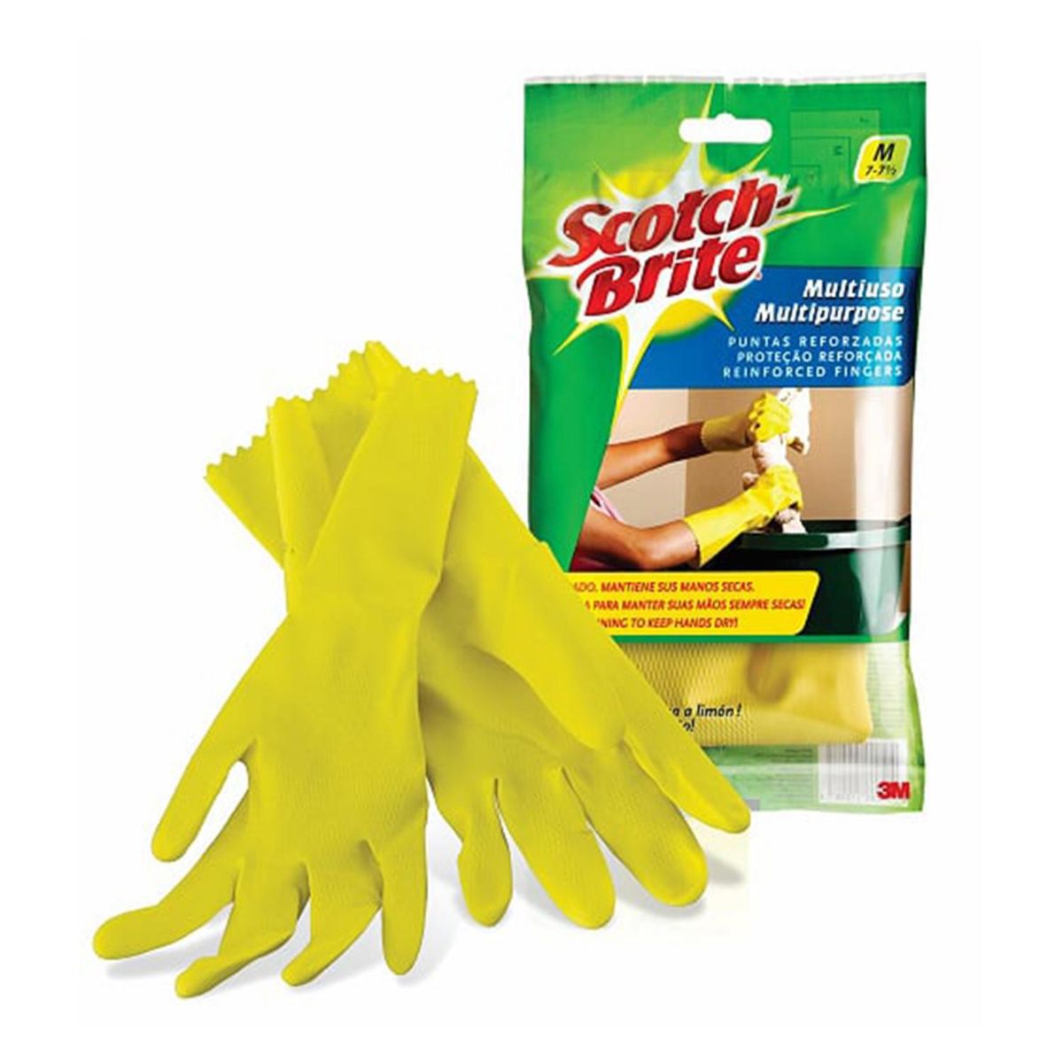 SCOTCH BRITE - Guante multiuso talla M 24 unidades