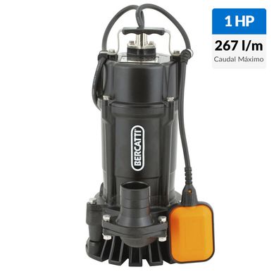 Electrobomba sumergible 1 HP lodera