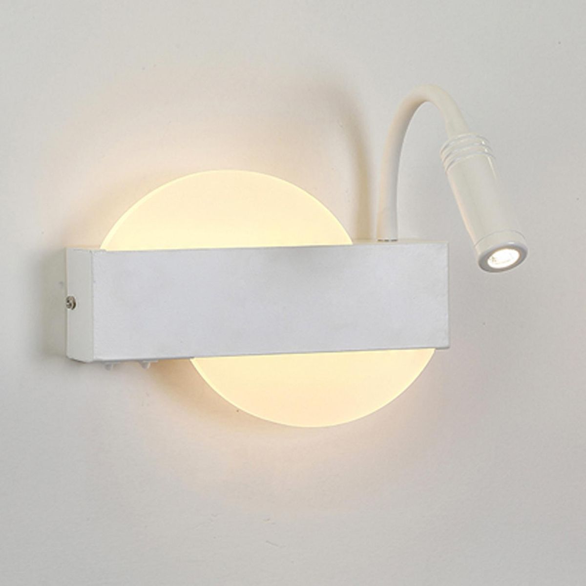 HB LEDS - Apliqué Led Interior Metal Blanco