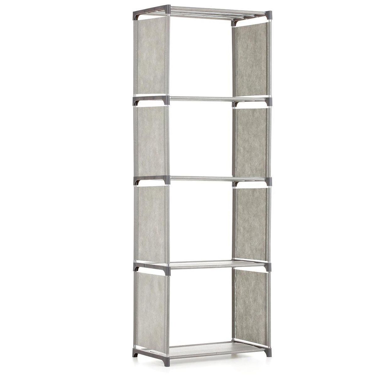 IMPORTADORA USA - Estante Metal 4 Nivel(es) 42x125x27 cm Gris