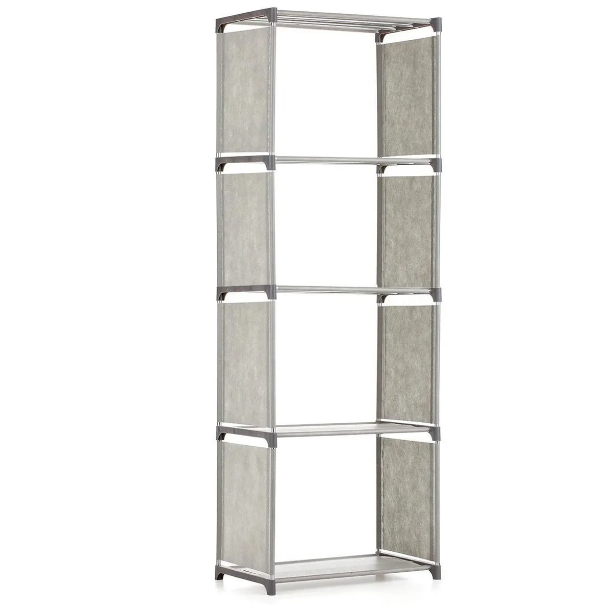 IMPORTADORA USA - Estante Metal 4 Nivel(es) 42x125x27 cm Gris